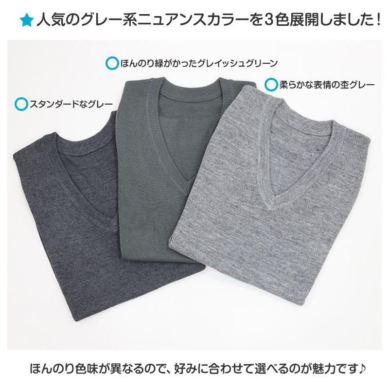 SchooLog（スクログ） ベスト 男子 スクールベスト Vネック S〜3L