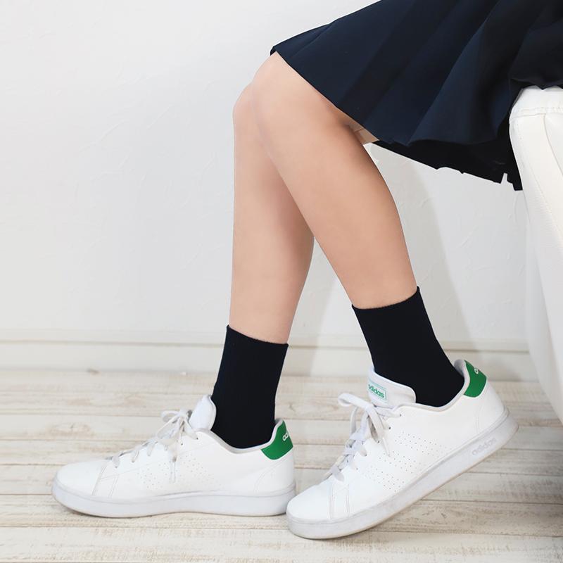 SchooLog（スクログ） スクールソックス ショート丈 無地 3足セット