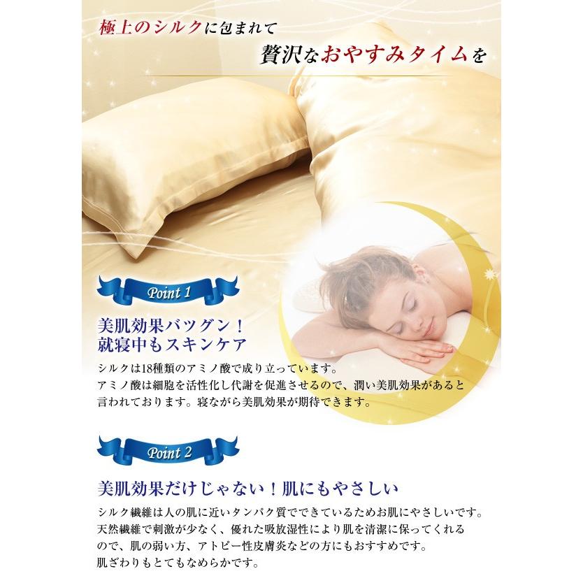 Suteteko（ステテコ） シルク 掛け布団カバー 19匁 布団カバー ダブル