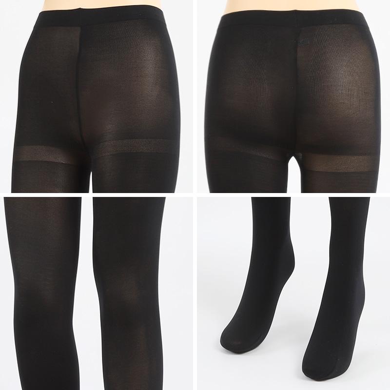 黒 タイツ 美脚 レディース M-L 60デニール 80デニール 透ける 透け感