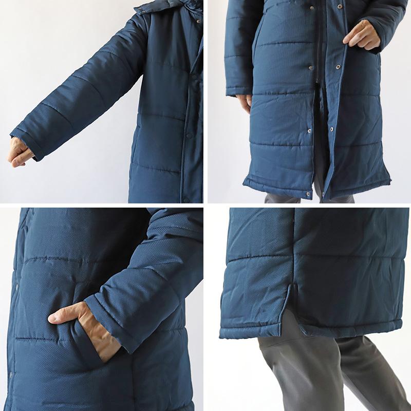 Suteteko（ステテコ） ベンチコート メンズ ロング 無地 撥水 防寒