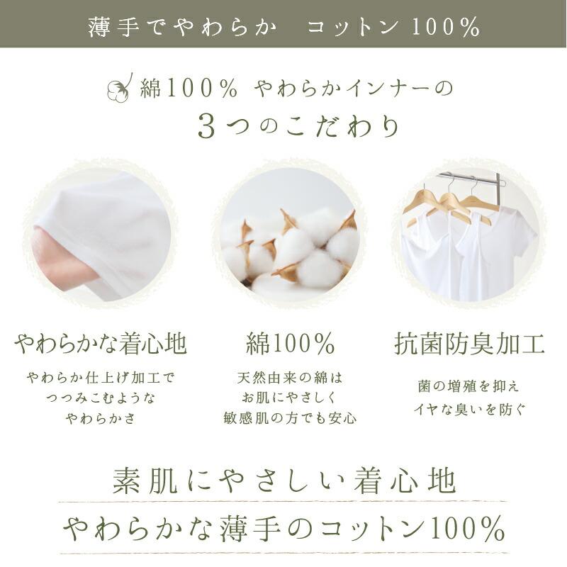 Suteteko（ステテコ） ハーフショーツ 綿100% レディース 3枚セット 3L
