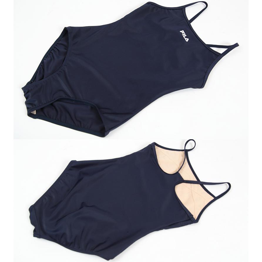 盗撮 水着 js FILA スクール水着 女子 ワンピース 肩ひもカラータイプ 120cm〜170cm (フィラ スクール 水着 女の子 子供 キッズ スク水 プール  学校) (学用品) (在庫限り) : すててこねっと ヤフー店 - 通販 - Yahoo!ショッピング