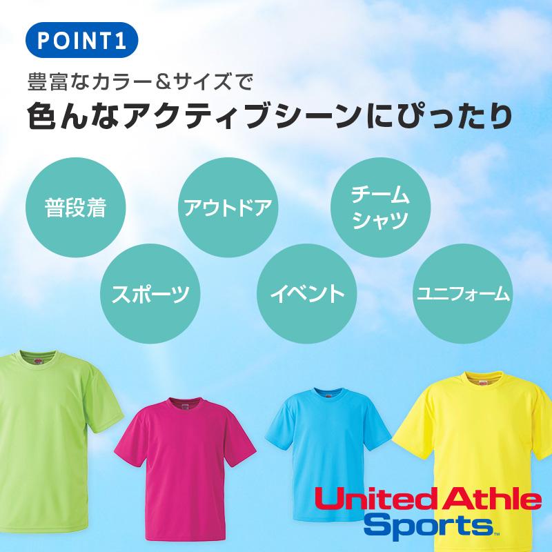 United Athle（ユナイテッドアスレ） Tシャツ キッズ 半袖 メッシュ 