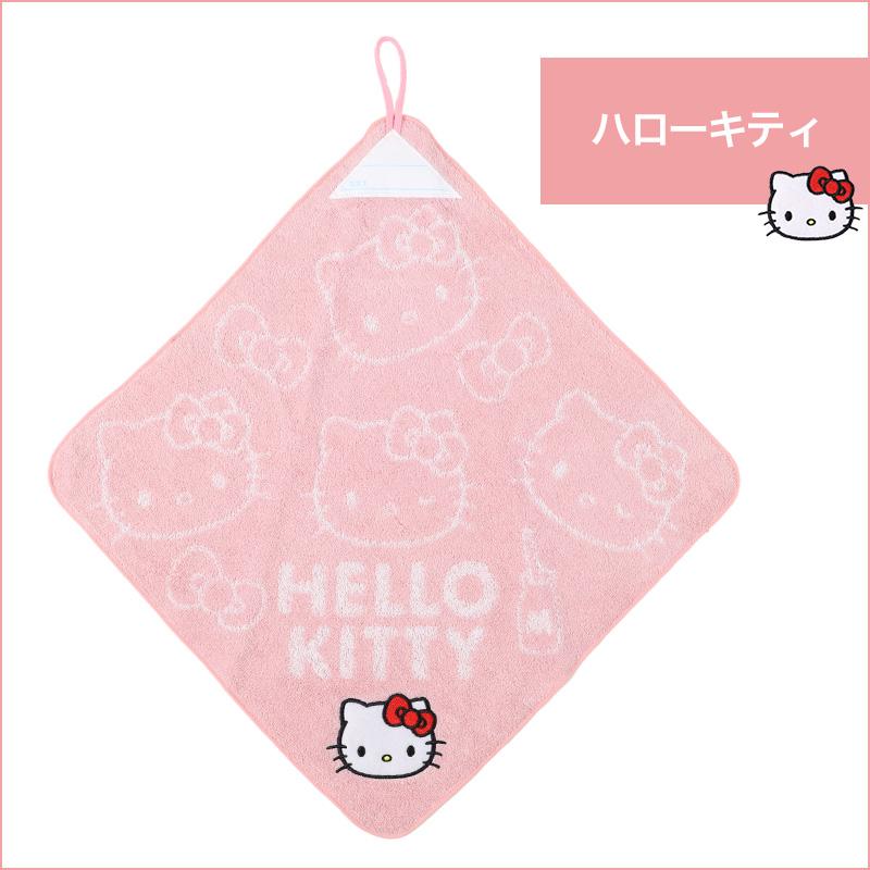ハローキティ ループタオル タオル ハンドタオル タオルハンカチ