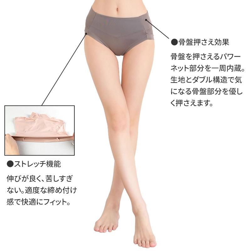 スタンダード ショーツ 美尻 大きいサイズ M L LL 3L 下着 薄着 骨盤