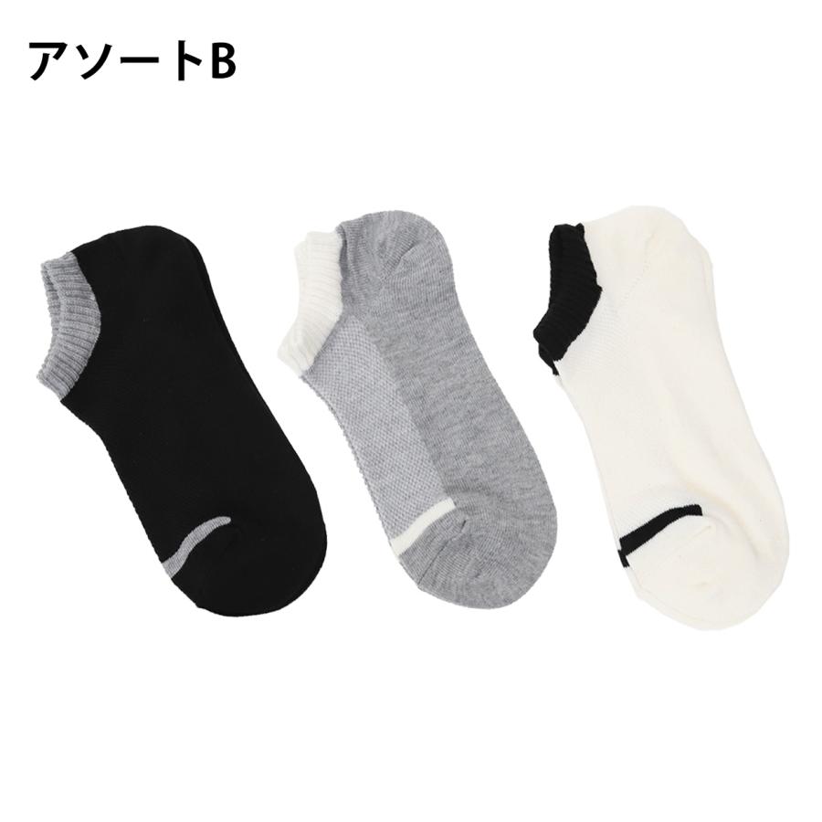 レディース スニーカーソックス 靴下 くるぶし 女性 スニーカー丈 3足