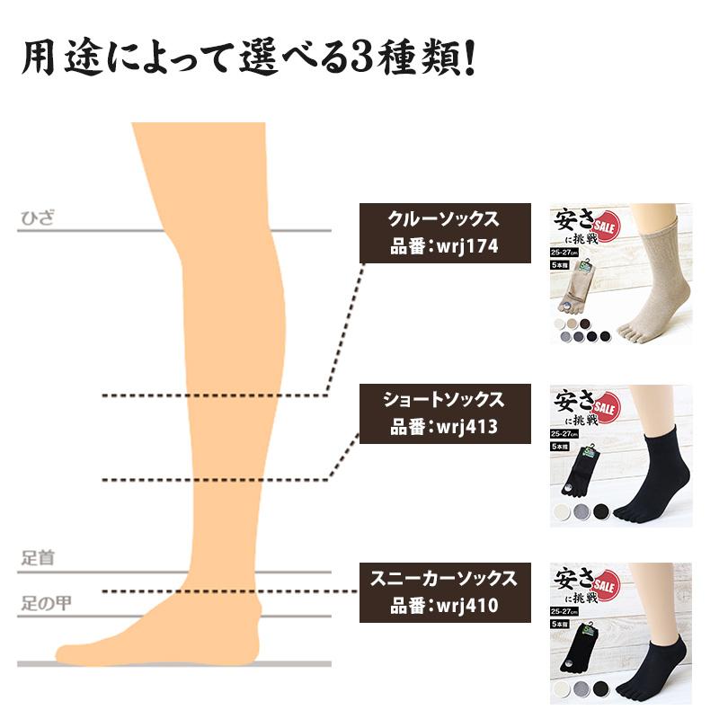 お得 ) メンズ 5本指ソックス ショート 激安 お試し かかとあり 25