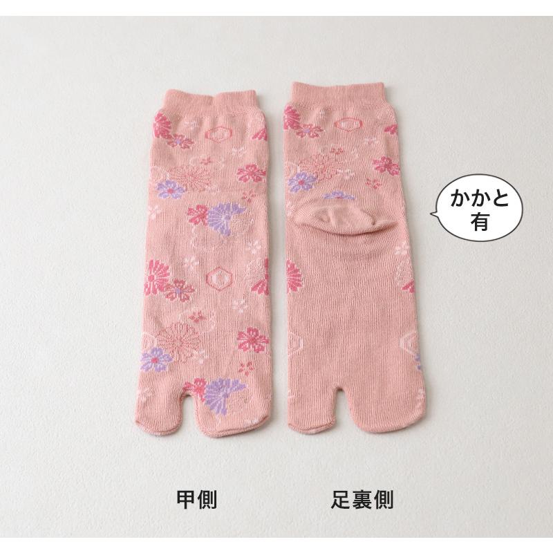 アウトレット 足袋ソックス 日本製 クルー丈 タビソックス 足袋