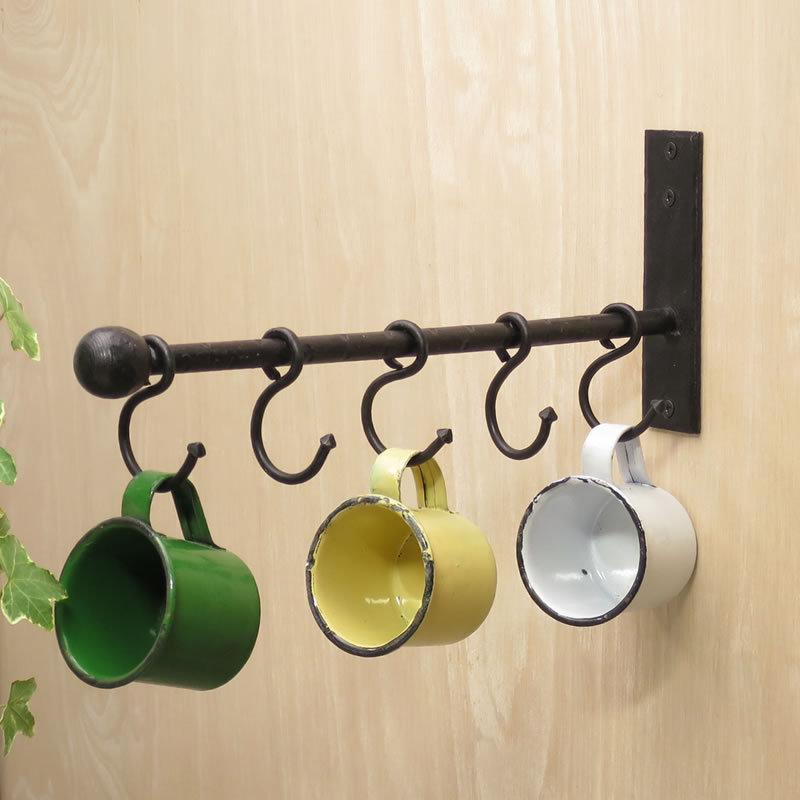 フック アイアン ハンガー タオル掛け ツールハンガー 金具 壁掛け
