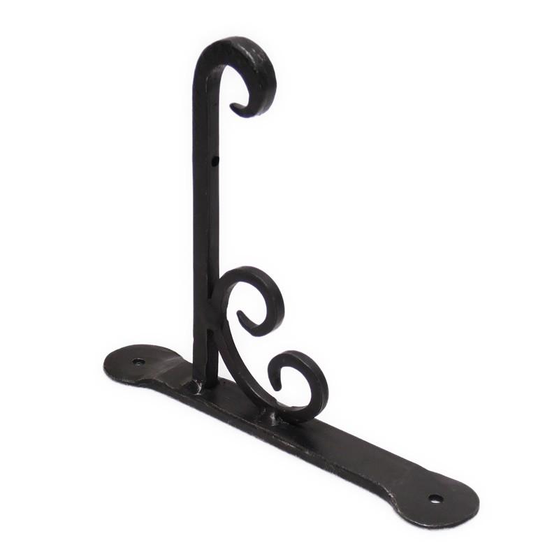 棚受け 金具 アイアン 黒 DIY おしゃれ 140mm 14cm ゴシック