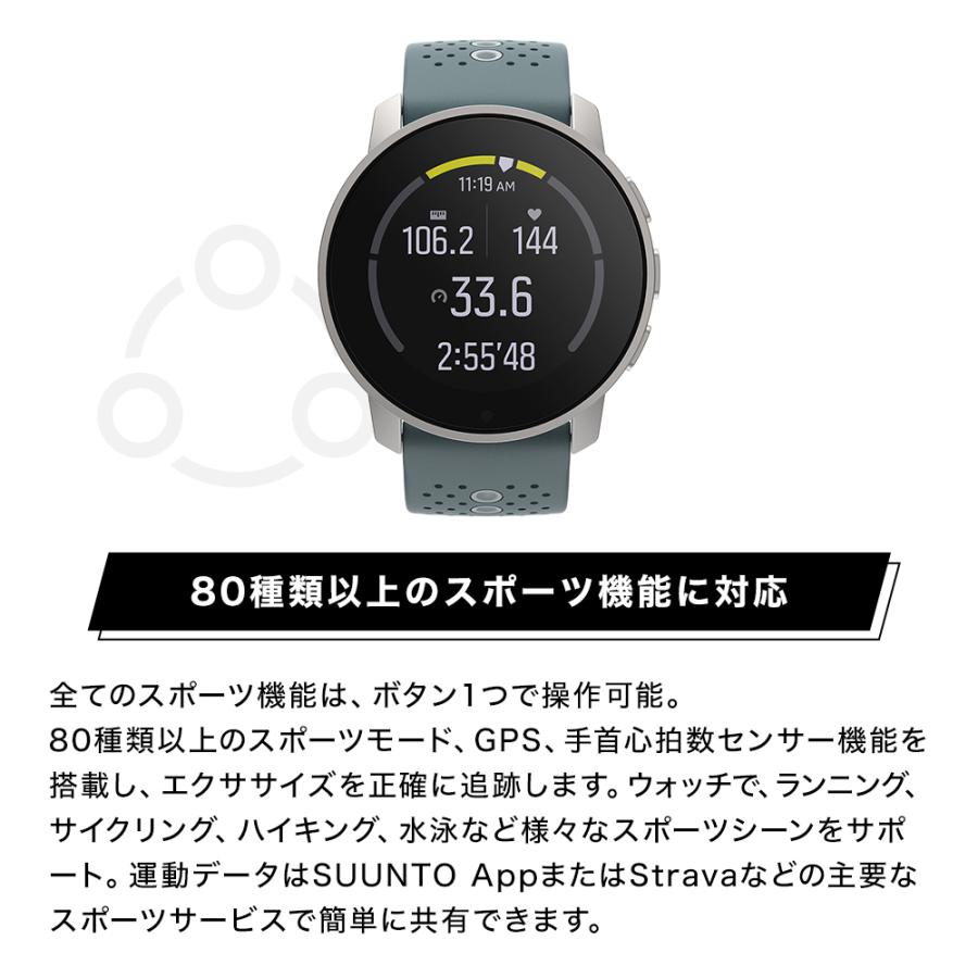 【公式ストア】 SUUNTO 9 PEAK スント9ピーク ALL BLACK  MOSS GRAY スマートウォッチ スント｜suunto-official｜12