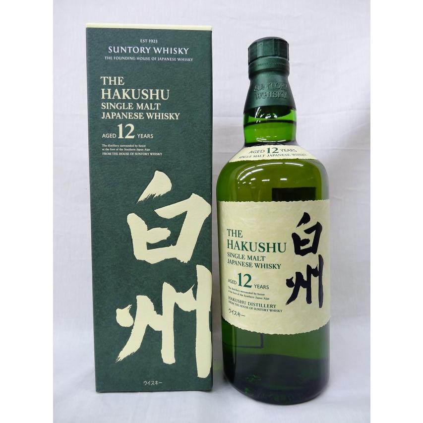 送料込み‼️サントリー白州12年43%700ml サントリー シングルモルトウイスキー 白州 送料無料 12年 シングル