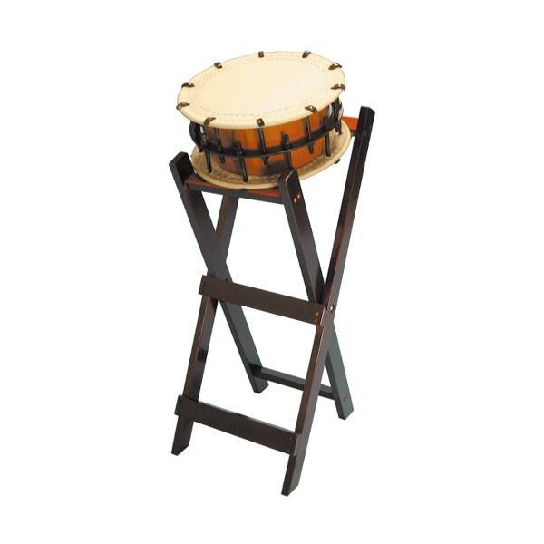 締太鼓 【ボルト】 締太鼓 35cm（ボルト）あわせ胴 立台座セット