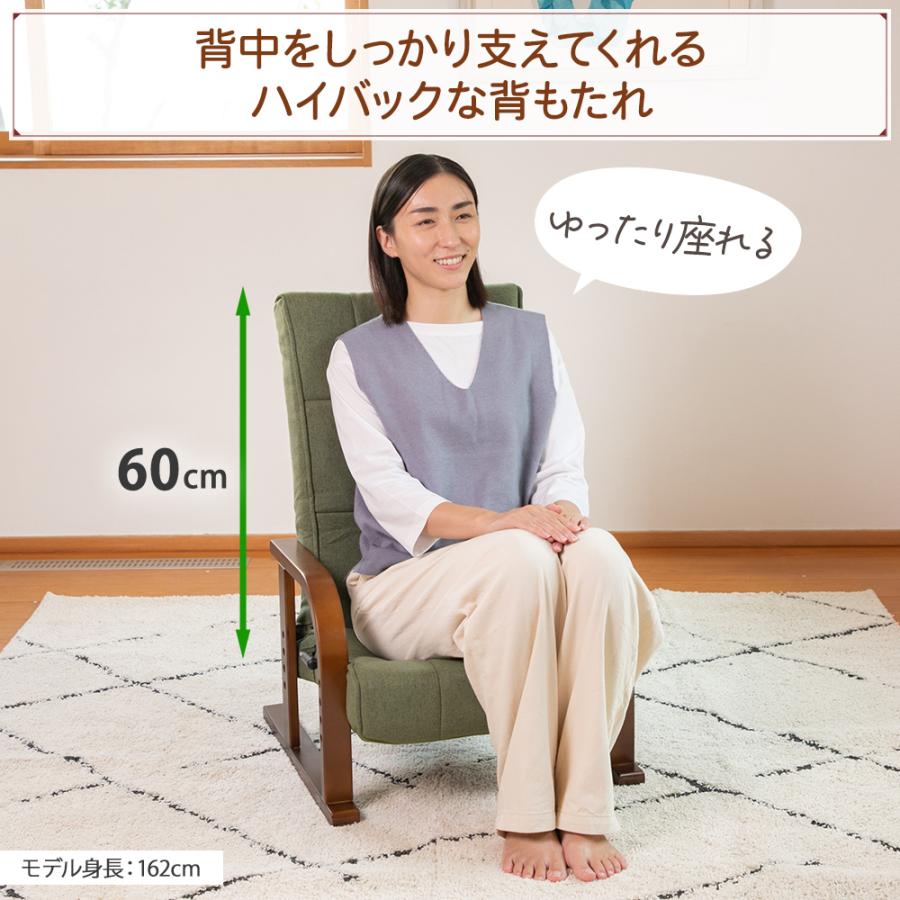 SUWALABO（スワラボ） 座椅子 solum(ソルム) あぐら座椅子 ハイバック