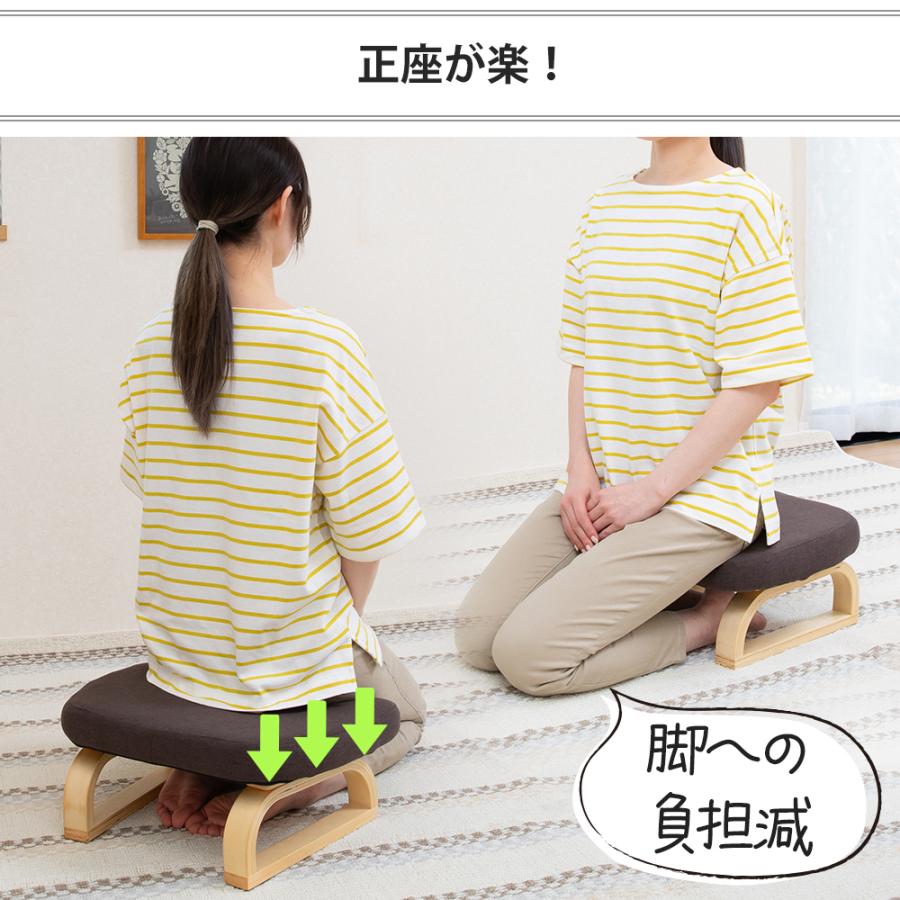 SUWALABO（スワラボ） 正座椅子 ricca(リッカ) 高さ調整タイプ / 敬老