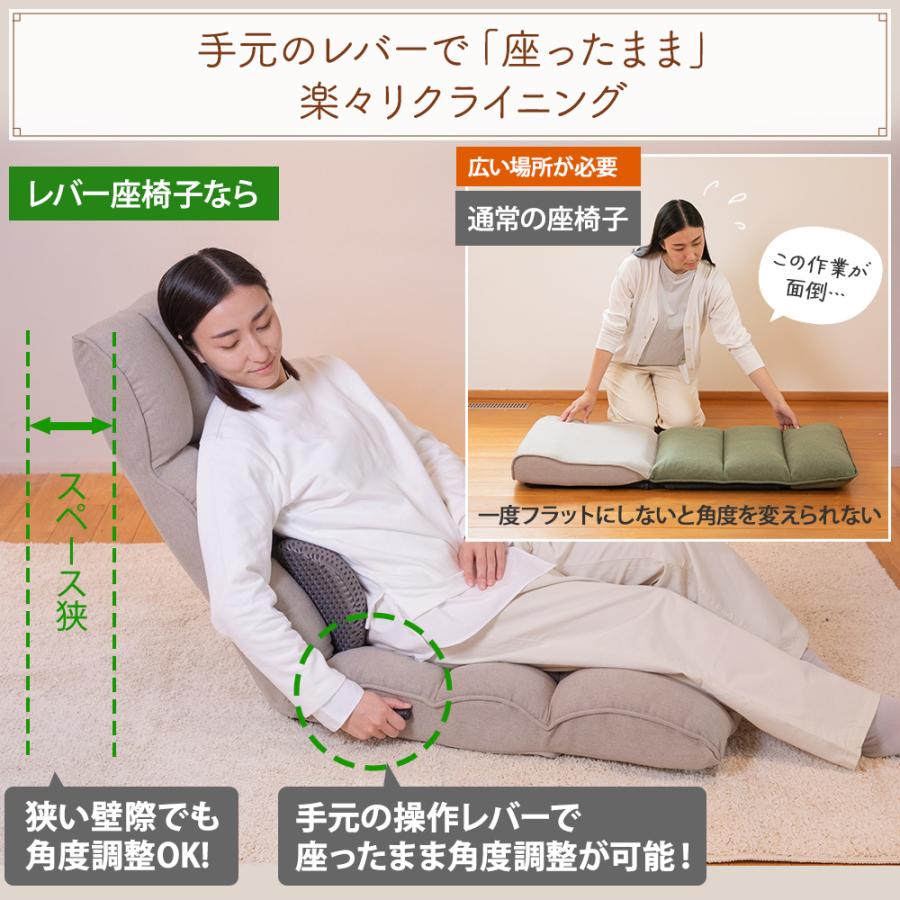 SUWALABO スワラボ 座椅子 answer (グレージュ) Amazon｜SUWALABO スワラボ 座椅子 answer(アンサー) ダブルクッション
