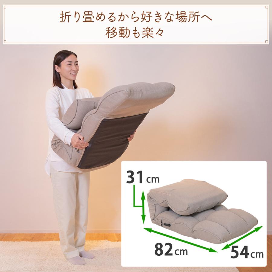 SUWALABO（スワラボ） 座椅子 answer(アンサー) ダブルクッションの腰