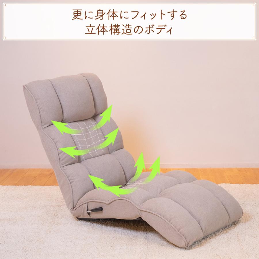 SUWALABO（スワラボ） 座椅子 answer(アンサー) ダブルクッションの腰