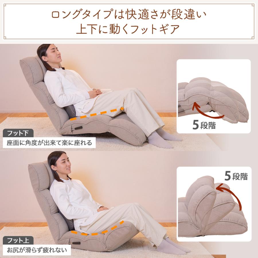 SUWALABO（スワラボ） 座椅子 answer(アンサー) ダブルクッションの腰