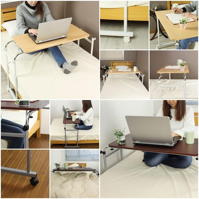 ベッドサイドテーブル ベッドテーブル 昇降式テーブル おしゃれ 補助テーブル 介護用 介護用品 介護用ベッド 介助 伸縮 キャスター付き