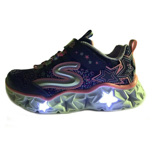 スケッチャーズ Skechers 光る スニーカー ガールズ S Lights Galaxy Lights 子供靴 17 21cm Nvmt 女の子 軽量で快適な光るスポーティスニーカー 109lnvmt Suxel Import Store 通販 Yahoo ショッピング