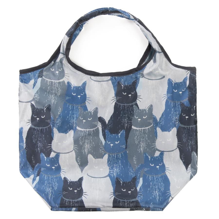 くすぐる エコバッグ Sサイズムッシュいっぱい柄 0005 2 Bl おしゃれ 折り畳み コンビニ クスグルジャパン 22 新作