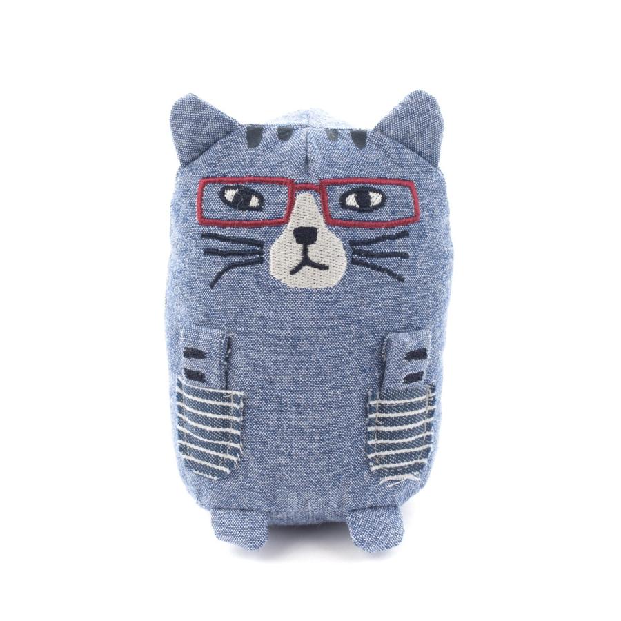 クスグルジャパン ちょこんとネコザワ ぬいぐるみ 青 3673 2 おしゃれ 猫グッズ 雑貨 小さい Suxel Import Store 通販 Yahoo ショッピング