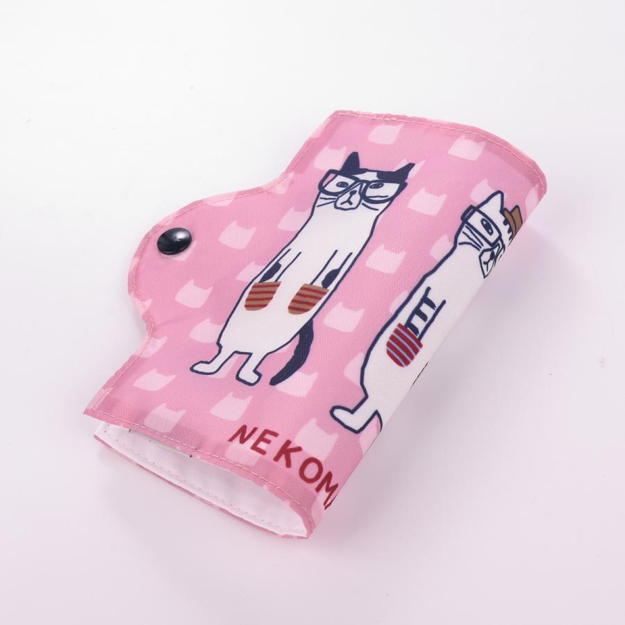 くすぐる マスクカバー ネコまるけ柄 21 1006 1pk 清潔にマスクを保管 おしゃれ モデル着用 注目アイテム クスグルジャパン 15x18 5cm