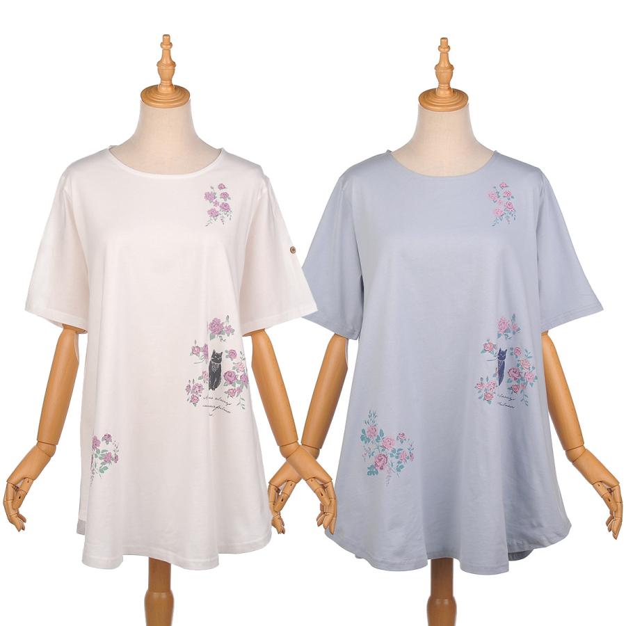 Tシャツ レディース Aライン ムッシュ君 Aラインtシャツ 22 5131 1 Ow 2 Sx クスグル おしりが隠れるaライン Tシャツ 綿100 Suxel Import Store 通販 Yahoo ショッピング