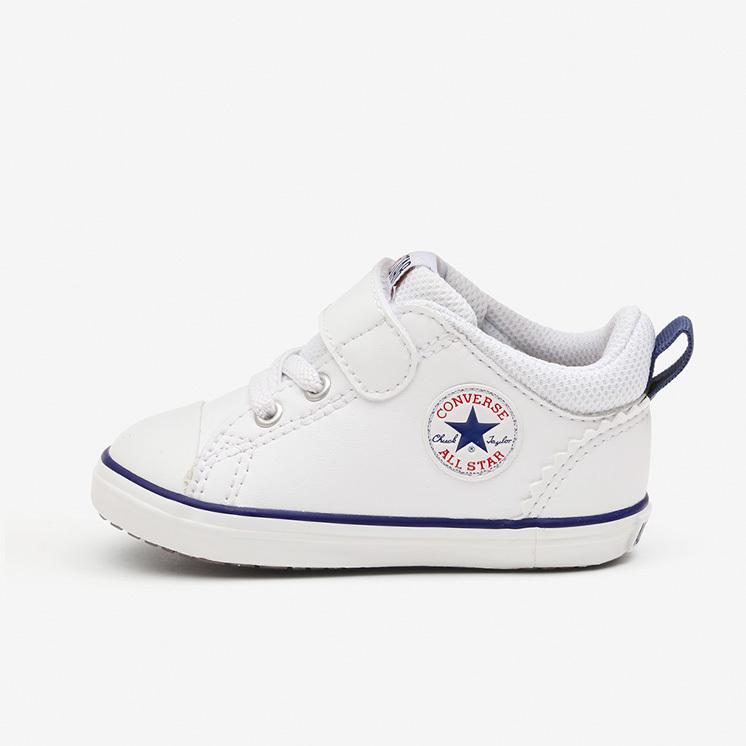 コンバース Converse ベビー ミニ オールスター ｎ V １ ホワイト ネイビー 12 13cm プレゼントに最適なギフトボックス仕様で足の計測記録カード付 Suxel Import Store 通販 Yahoo ショッピング