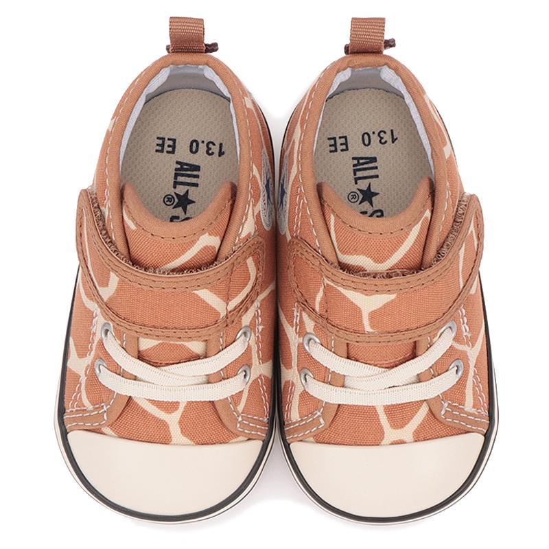 新作 コンバース Converse ベビー オールスター N ジラフスポット V 1 12 15cm アニマル柄の中でも新鮮な印象のジラフ柄をアッパーに Sale 86 Off