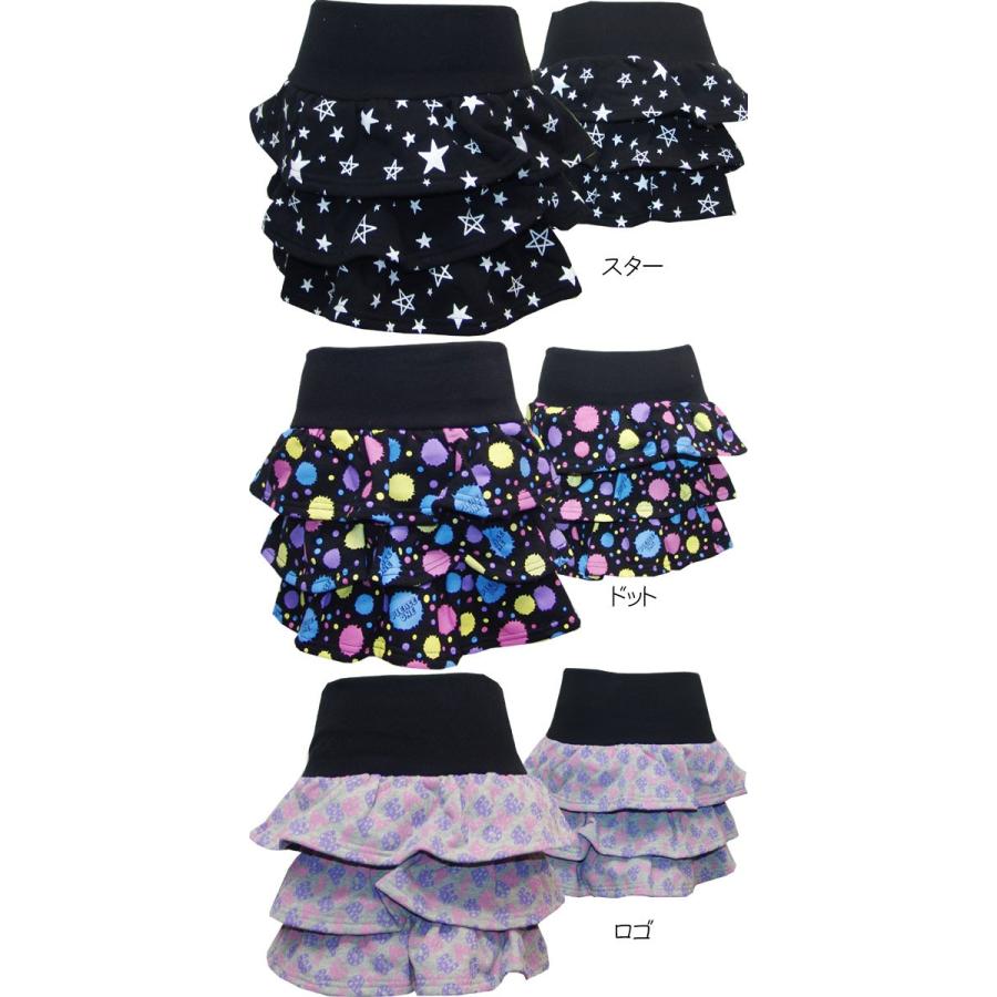 プリーズワンキッズ プリ―ズワン PLEASE ONE 子供服 総柄3段 フリル