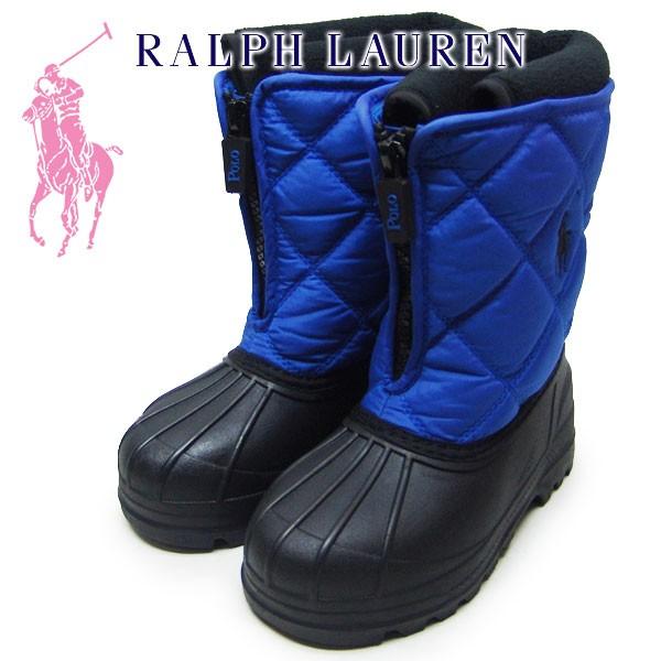 ポロラルフローレン Polo by Ralph Lauren キッズ スノーブーツ ブルー VANCOUVER ZIP TODDLER 実寸
