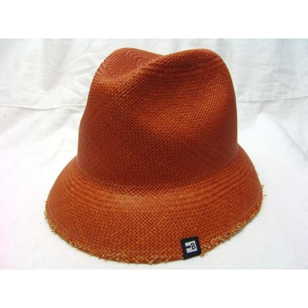 BLOCK HEADWEAR ブロック ヘッドウェア メンズ bh0517 オレンジ 麦わら ハット 帽子 SM LXL bh0517