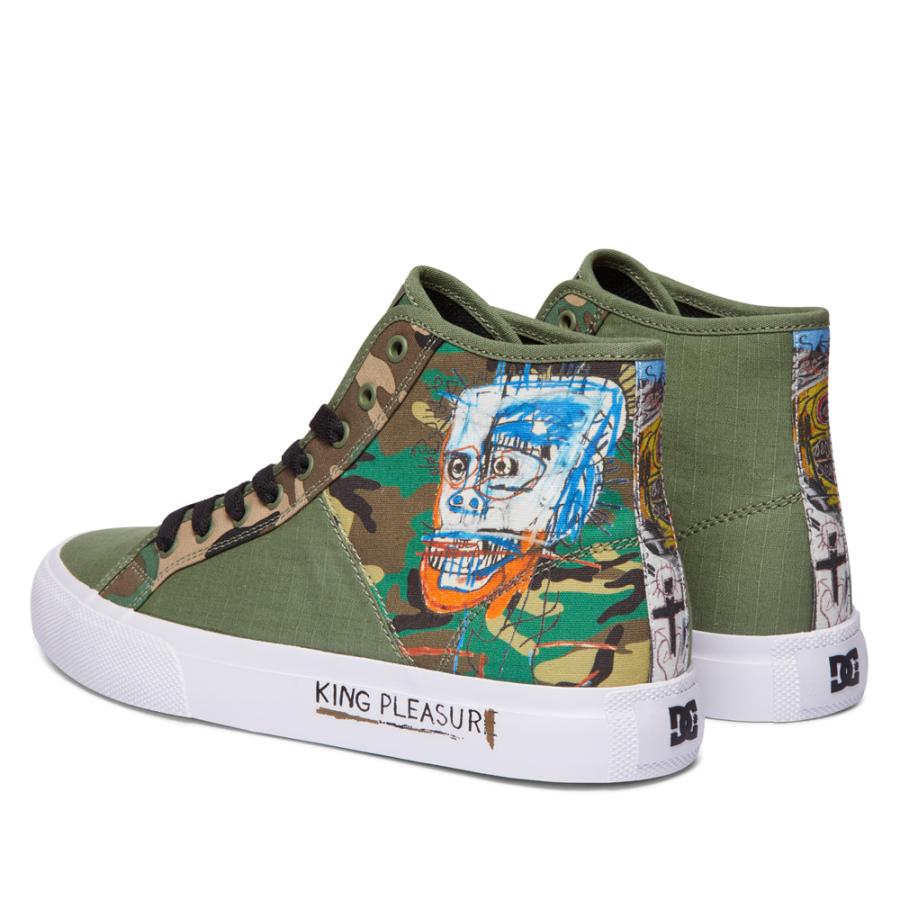 JEAN-MICHEL BASQUIAT ハイカットスニーカー NEW RELEASE】 にゅ～ずHi『Basquiat』 バスキアのアート × 特注