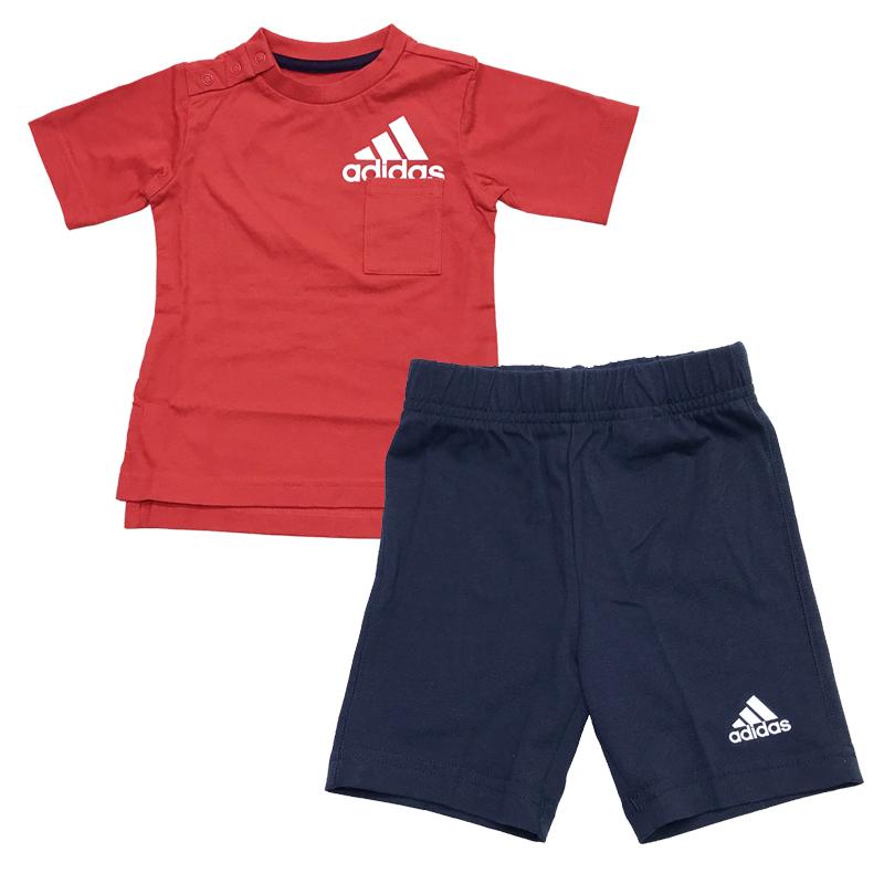 新作 アディダス Adidas ベビー Ib Boss Summer Set 上下セット 子供 80 100cm キッズ 男の子 未来のアスリートのためのtシャツとショーツのセット Gm41 Suxel Import Store 通販 Yahoo ショッピング