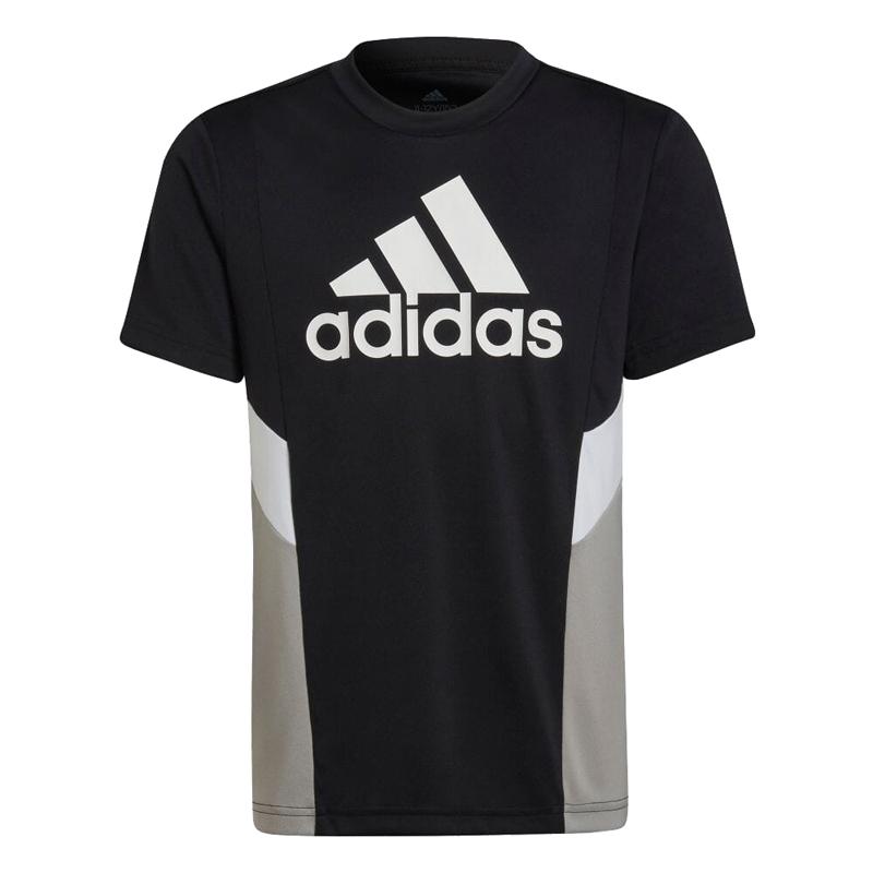 アディダス Adidas キッズ ジュニア デザイン トゥ ムーブ 半袖tシャツ ブラック 130 160cm 子供服 男の子 リサイクル素材で作られた Tシャツ Hf15 Suxel Import Store 通販 Yahoo ショッピング
