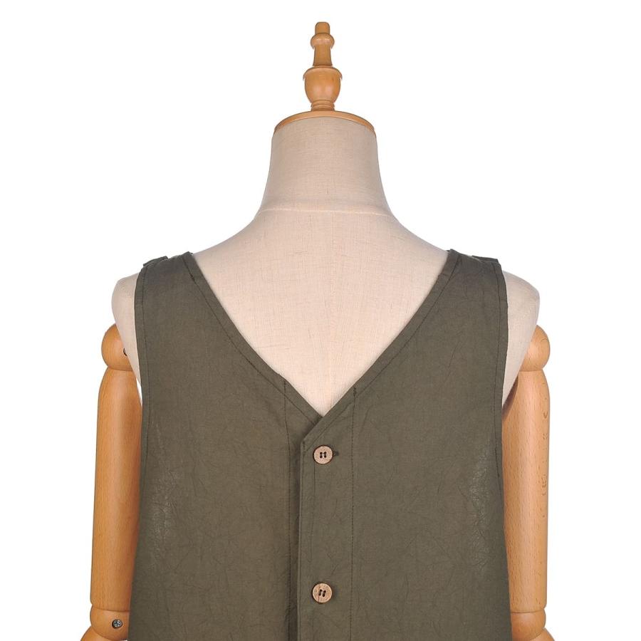 kusuguru エプロン レディース フリーサイズ おしゃれ 無地 シンプル