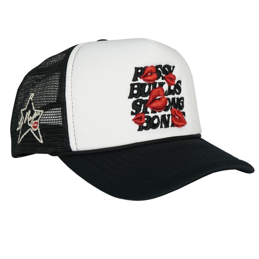 LAROPA ラロパ メンズ PBSBHAT BLACK WHITE メッシュ キャップ