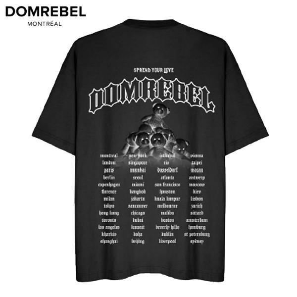 ドムレーベル DOMREBEL メンズ PILE BOX T-SHIRT 半袖 Tシャツ メンズ セレブ ブランド ブラック｜suxel｜06