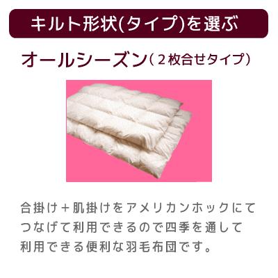 【2，000円OFFクーポン】 羽毛布団 打ち直し リフォーム 足し羽毛 グース 500g クイーンからクイーン オールシーズンタイプ ベーシックコース_4