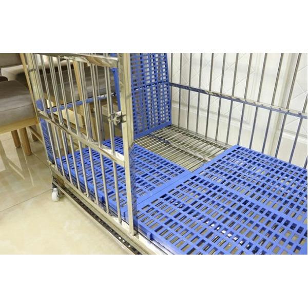 動作確認 ステンレス製 ドッグゲージ （幅108×奥行72×高さ92cm） 中型〜大型犬用 組立式〔代引不可〕 【EIM6969145854】(25269円)