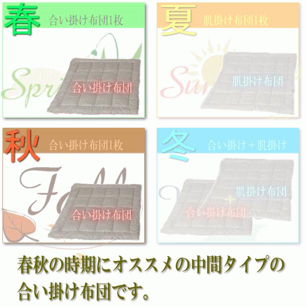 スザキーズ合い掛け布団 クイーンサイズ アレルギー対策 防ダニ ハウスダスト 洗える布団 春 秋 丸洗い Soft-as-Cloud 国産 日本製 化学物質不使用 送料無料_6