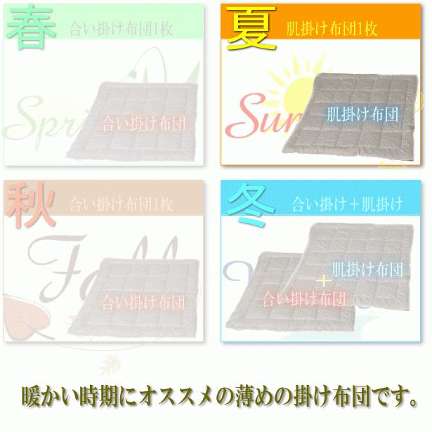 掛け布団 シングル ダクロン ダウンライク アレルギー対策 掛布団 日本製 スザキーズ肌掛け布団 シングルサイズ 夏用 薄手 防ダニ ハウスダスト