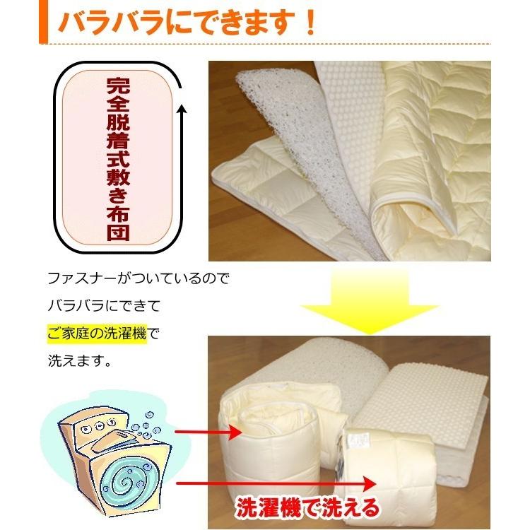 洗える腰痛対策敷き布団 ダブルサイズ エアーサポート パラレーヴ 体圧 