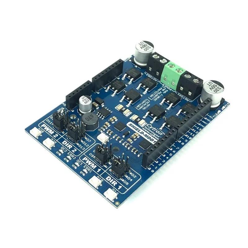 Cytron 10a 7v 30v 2ch Dcモータドライバarduinoシールド Cytron Shield Mdd10 朱雀技研工房ストア 通販 Yahoo ショッピング