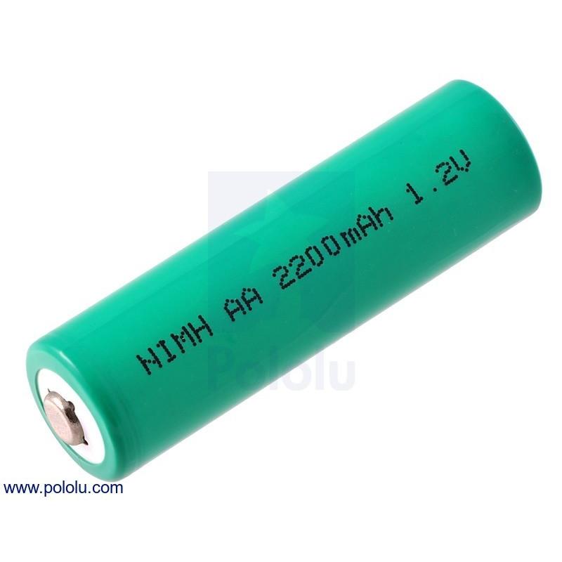 Pololu Ni-MH充電池 単3電池 1.2V 2200mAh 最大50%OFFクーポン 【SALE／65%OFF】 単セル