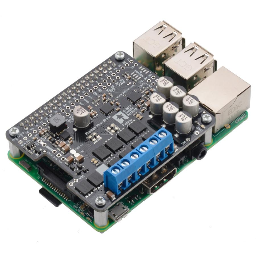 Pololu Raspberry Pi対応デュアルg2ハイパワーモータドライバ 24v18 パーツキット Pololu 3756 朱雀技研工房ストア 通販 Yahoo ショッピング