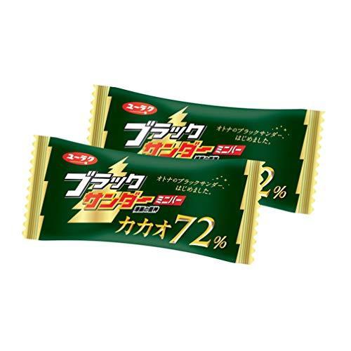 有楽製菓 ブラックサンダー ミニバーカカオ72% 155g 6袋 チョコレート